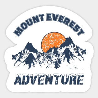 Mount Everest Adventure Sticker